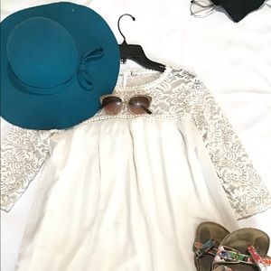 White Floral dress